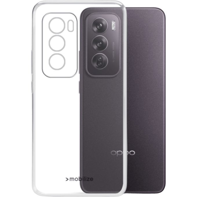 Mobilize OPPO Reno12 Siliconen (TPU) Hoesje Transparant