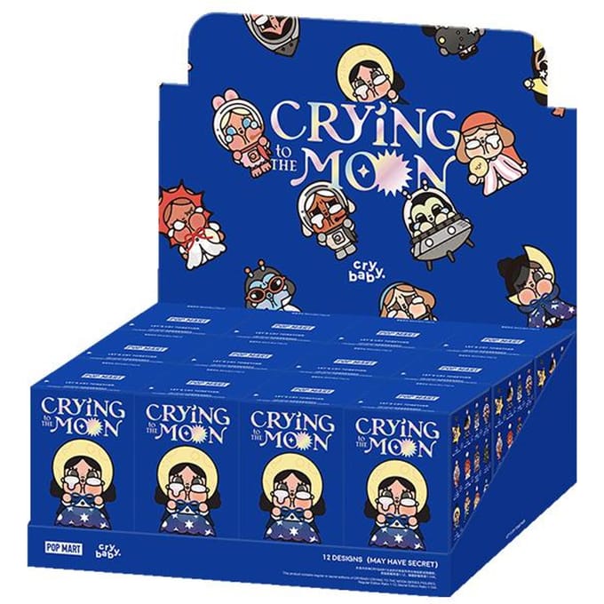 POP MART CRYBABY CRYING TO THE MOON SERIE FIGUREN Blind Box