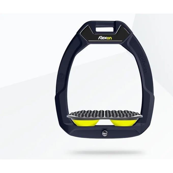 Veiligheidsstijgbeugels Endurance Blauw/Grijs/Geel Flex-On Safe-On