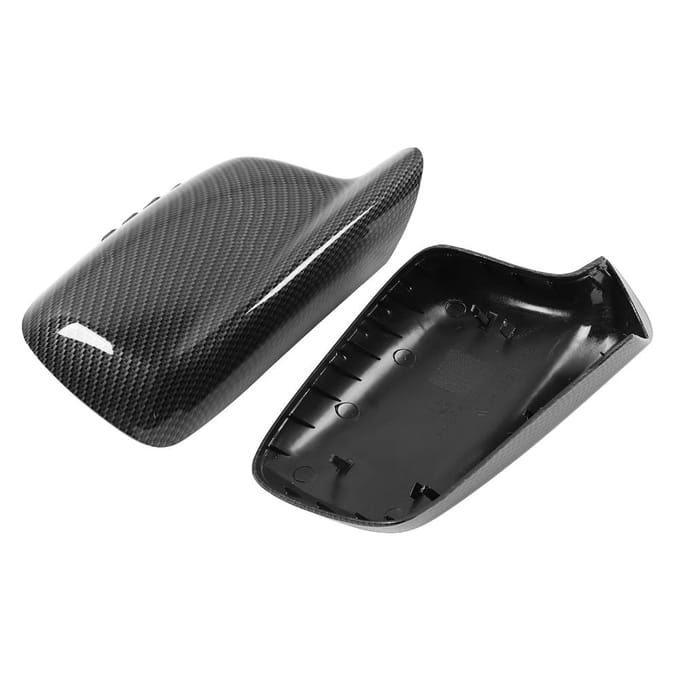 2 stuks Achteruitkijkspiegelkap Behuizing voor 3 Serie E46 7 Serie E66 gray