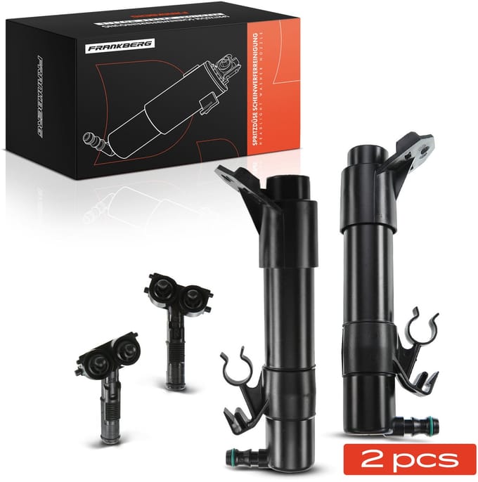 Frankberg 2x Sproeier Koplampreiniging Voor voor VW Golf V EOS Jetta 3