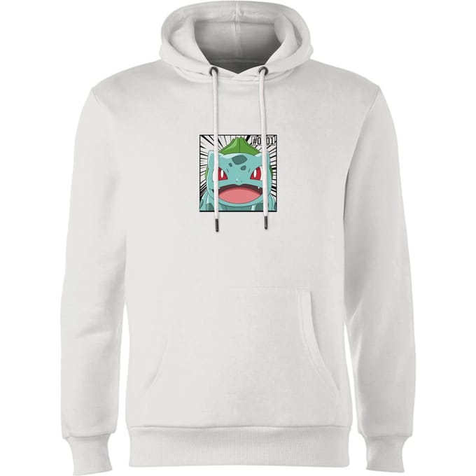 Pokémon Pokédex Bulbasaur #0001 Hoodie - White - S