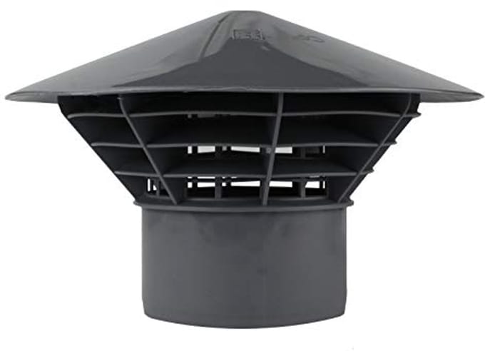 Ventilatiekap DN 110 voor Ontwateringssystemen en Toiletten