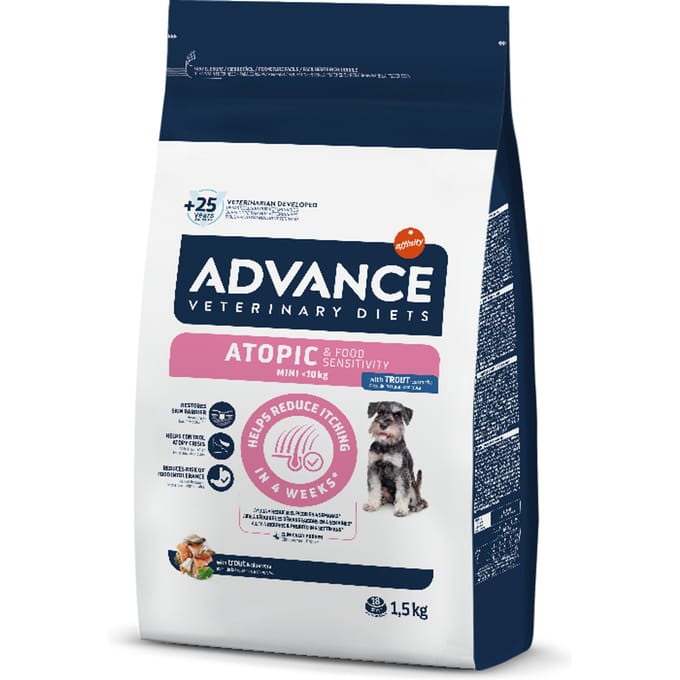 Advance Veterinary Diets Dog - Atopic - Mini - Hondenvoer - 1,5 kg