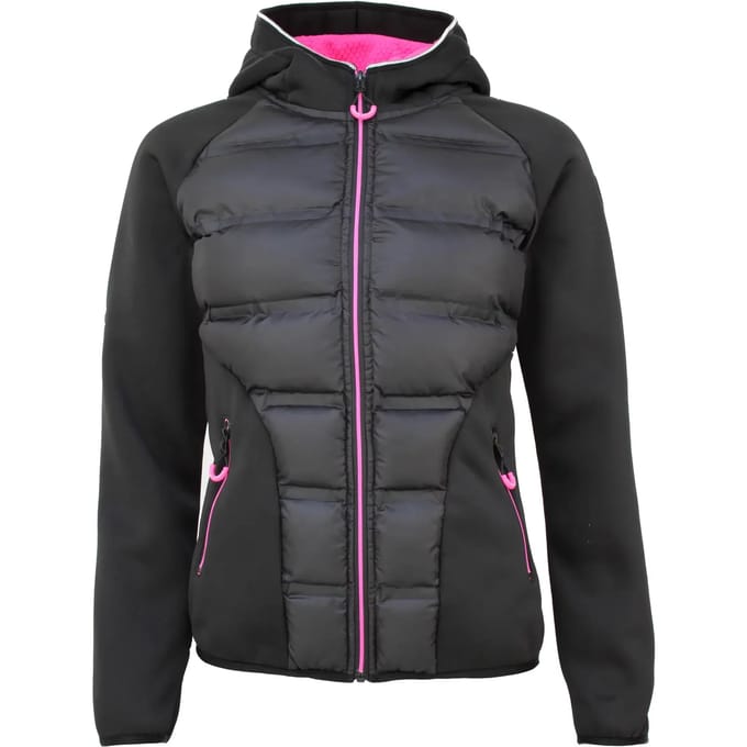 Tweedelig fleecejack met capuchon voor dames Degré Celsius Alley