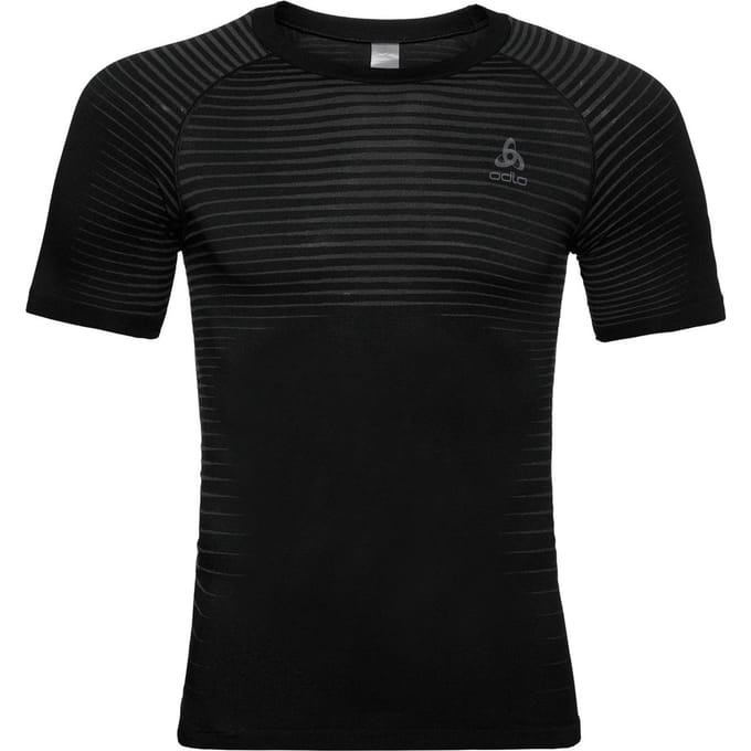 Odlo - Maat S Bl Top Crew Neck S/S Performance Light Heren Thermoshirt - Black