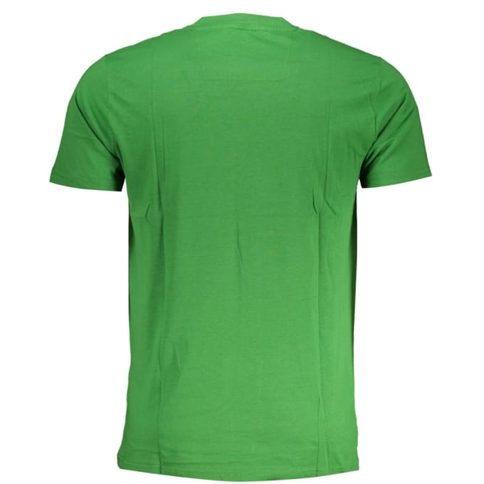 Cavalli Class Bold Zwart Logo Groene T-Shirt