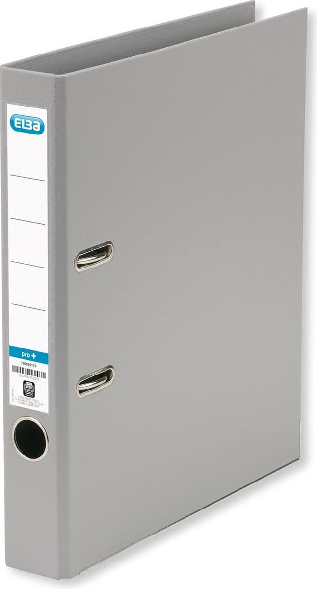 ELBA Smart Pro+ - Ordner - A4 - 50 mm - grijs - doos van 10 stuks