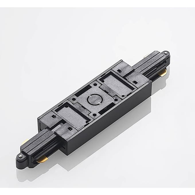 Lindby middenvoeding Linaro, zwart, 1-fase railsysteem