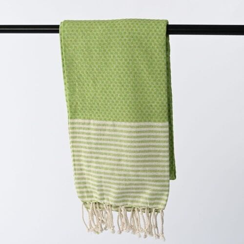 Take a Towel Hamamdoek - Fouta - 90 x 170 cm - Groen - 100% katoen - Giftbox