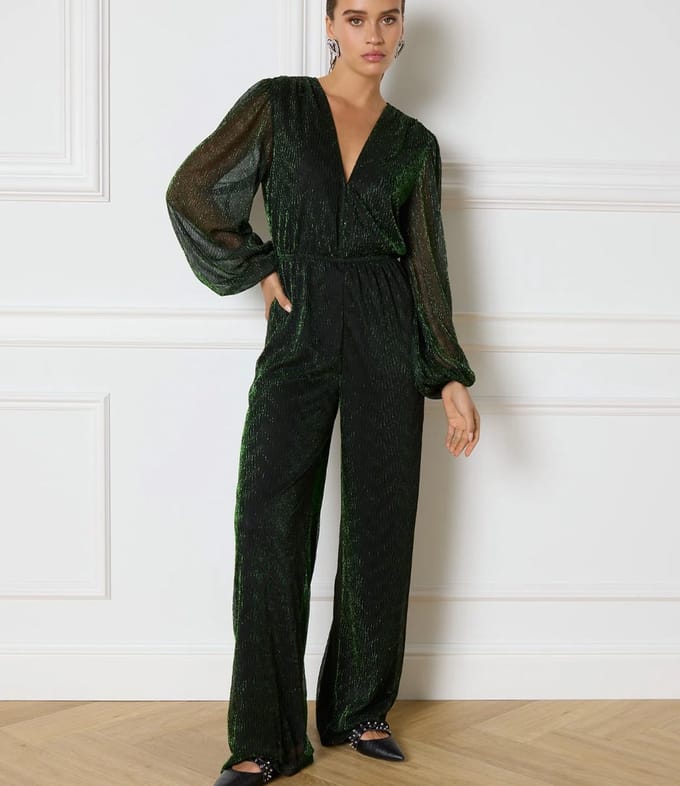 Refined Department Kitt Jumpsuits Dames - Groen - Maat XS