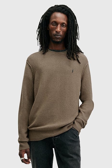 AllSaints Statten Crew Taylor Green Maat: XXL | Sweaters Outlet | Heren | Taupe