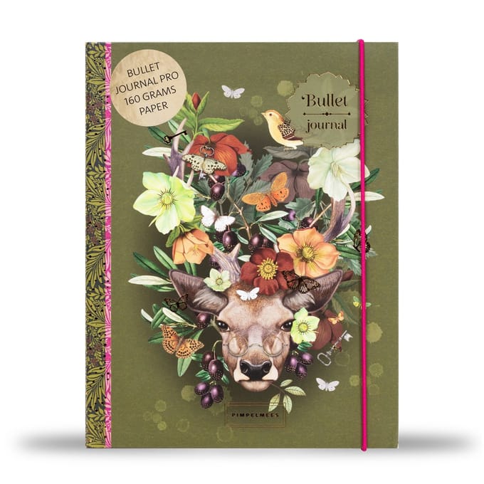 Pimpelmees bullet journal PRO - Deer Olive