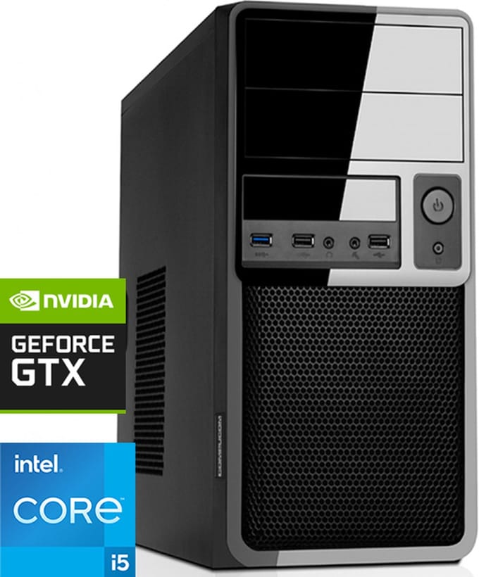 Intel Desktop PC met Core i5F - RTX 3050 - 32GB RAM - 1000GB NVMe M.2 SSD - WiFi - Bluetooth - Windows 11 Pro (DT-372704)