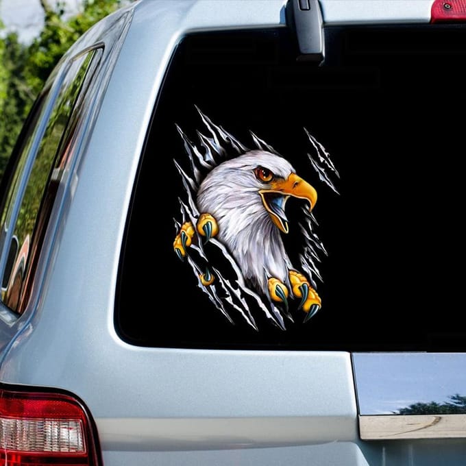 Adelaar Sticker Op De Auto Vinyl Decal Waterdichte Decoratie Autostickers Left-28.5*38cm