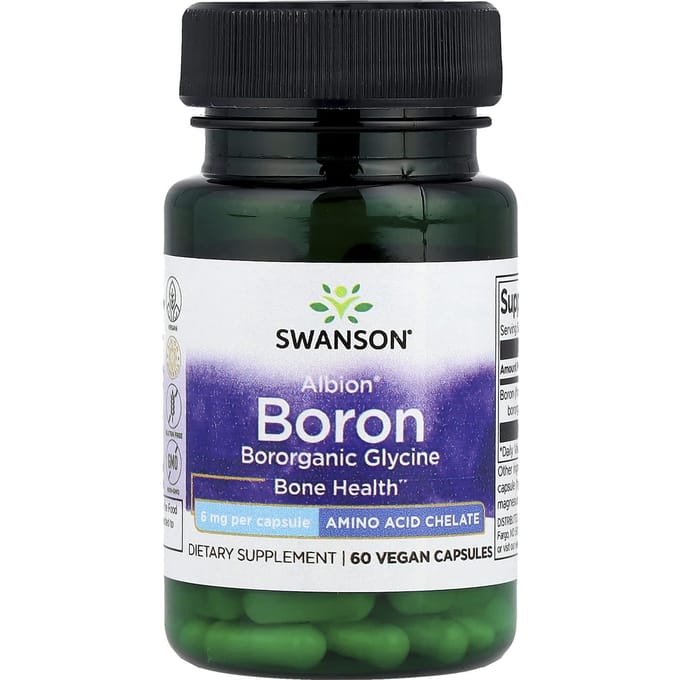 Albion® Bore, 6 mg, 60 gélules végétales