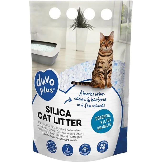Duvo+ Silica Naturel - Kattenbakvulling - 5 l
