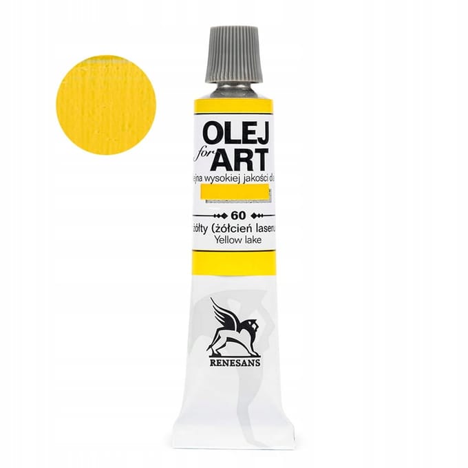 Olieverf 'Olie voor Kunst' 20ml - 60 Lazur Geel