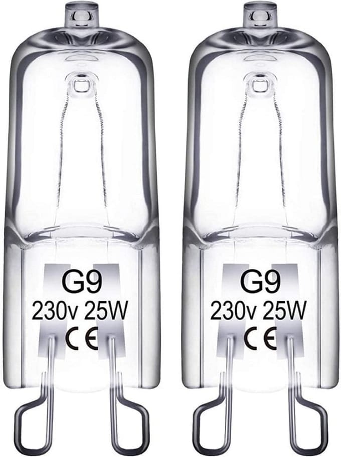 G Master- 2 stuks halogeenlamp G9 25W helder