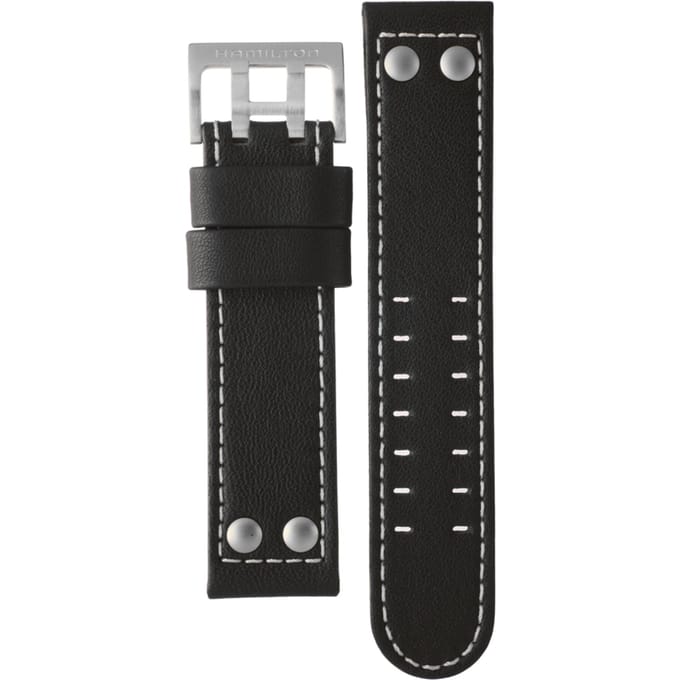 Hamilton Straps H690.706.100 Khaki Officer band