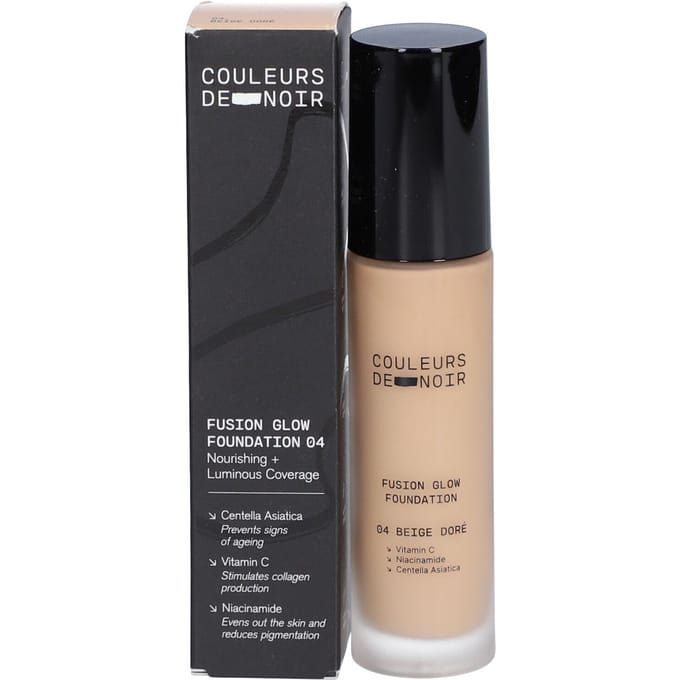 Les Couleurs De Noir Fusion Glow Foundation 04 Beige Doré 30ml