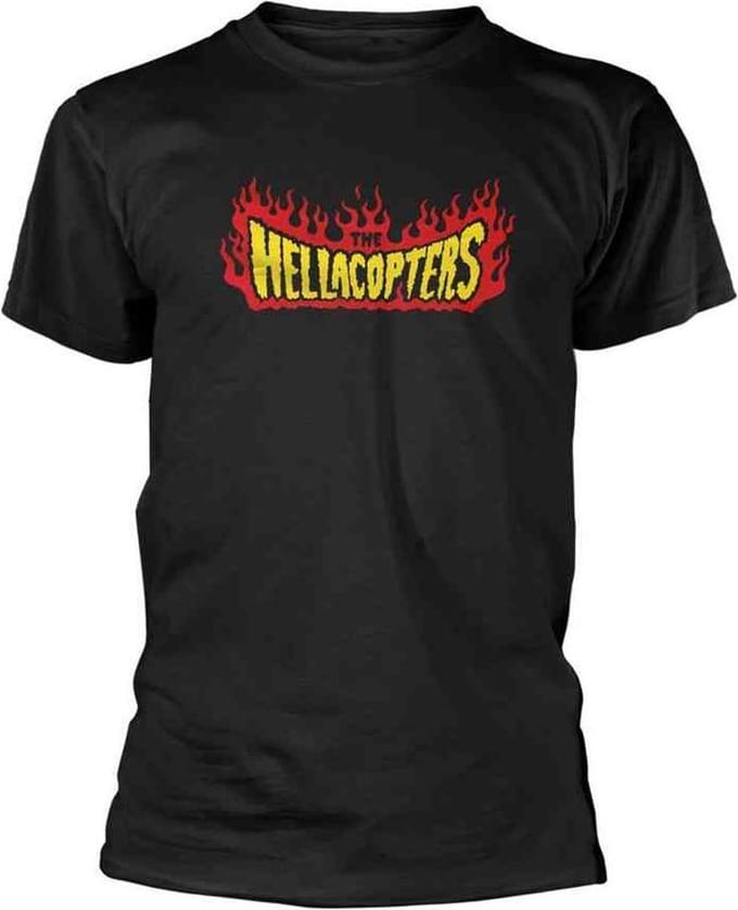 The Hellacopters Heren Tshirt -XXL- Flames Zwart