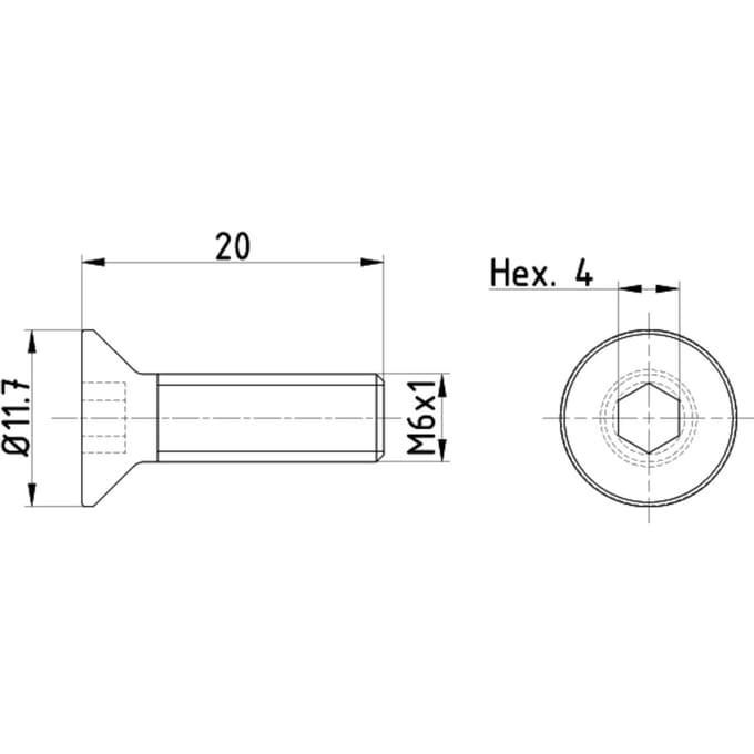 Schroef, remschijf wielnaaf TEXTAR TPM0015
