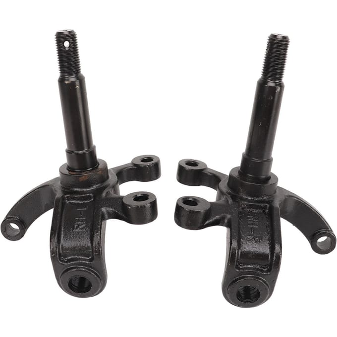Lot de 2 fusées de direction, axe de roue, disque de frein, bride de moyeu pour 110 cc black