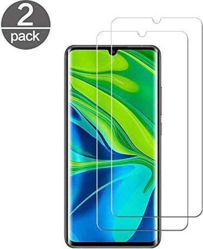 Xiaomi Mi Note 10 Pro Screenprotector Glas - Tempered Glass Screen Protector - 2x