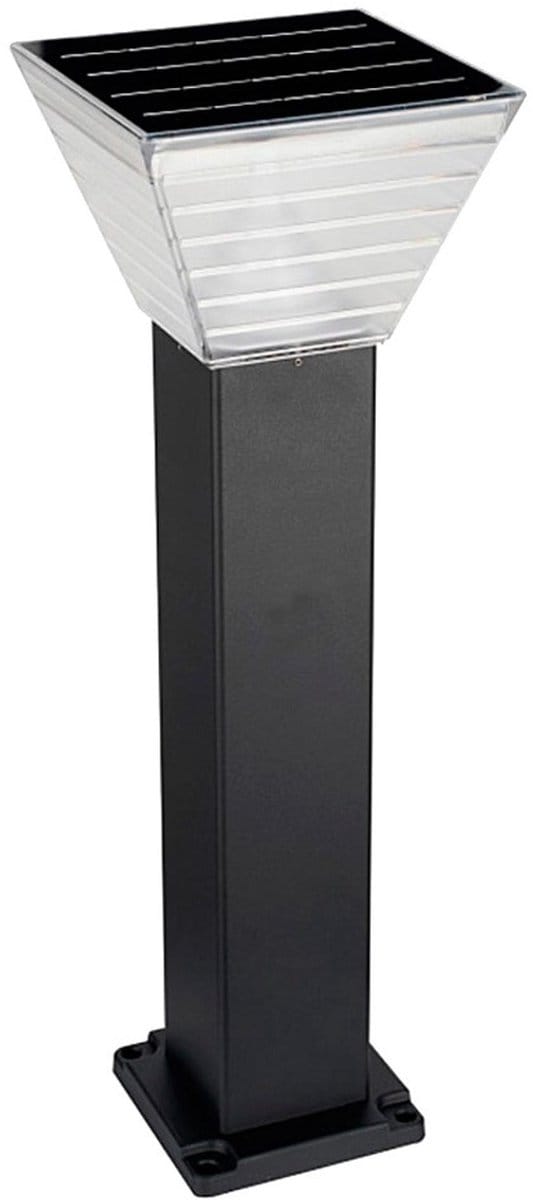 Iplux® - Berlin - Solar Tuinverlichting - Warm wit - Staande lamp 80cm