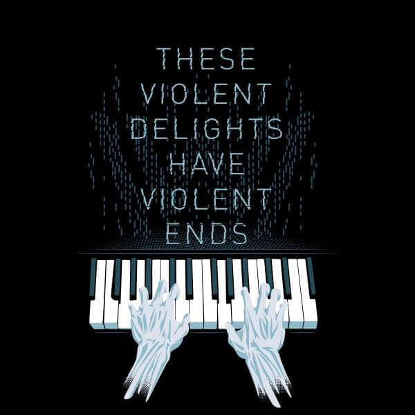 Westworld Violent Ends Hoodie - Black - L