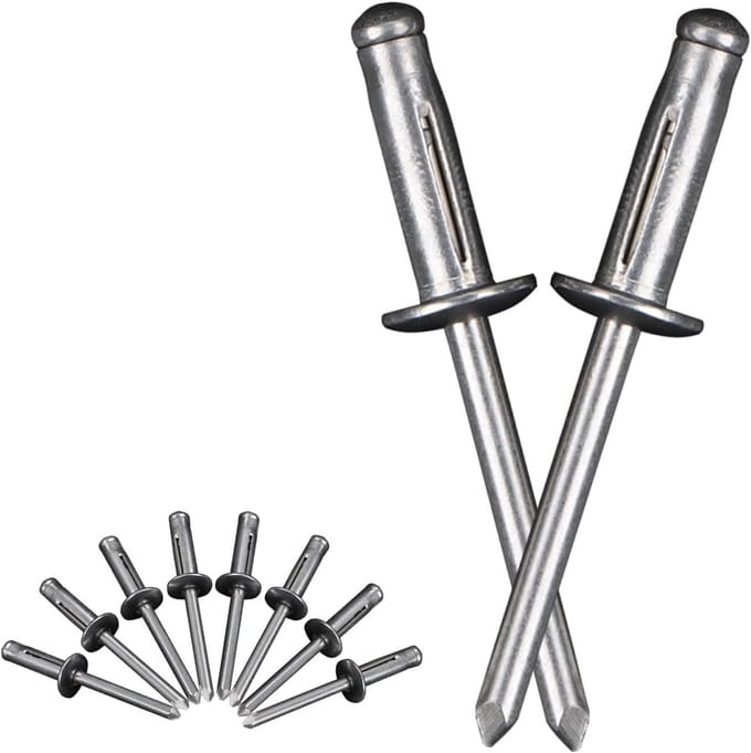 Aluminium Blind Rivets 4.8 mm x 16 mm - Dome Head Pop Rivets Assortiment voor Bouw en Reparatie