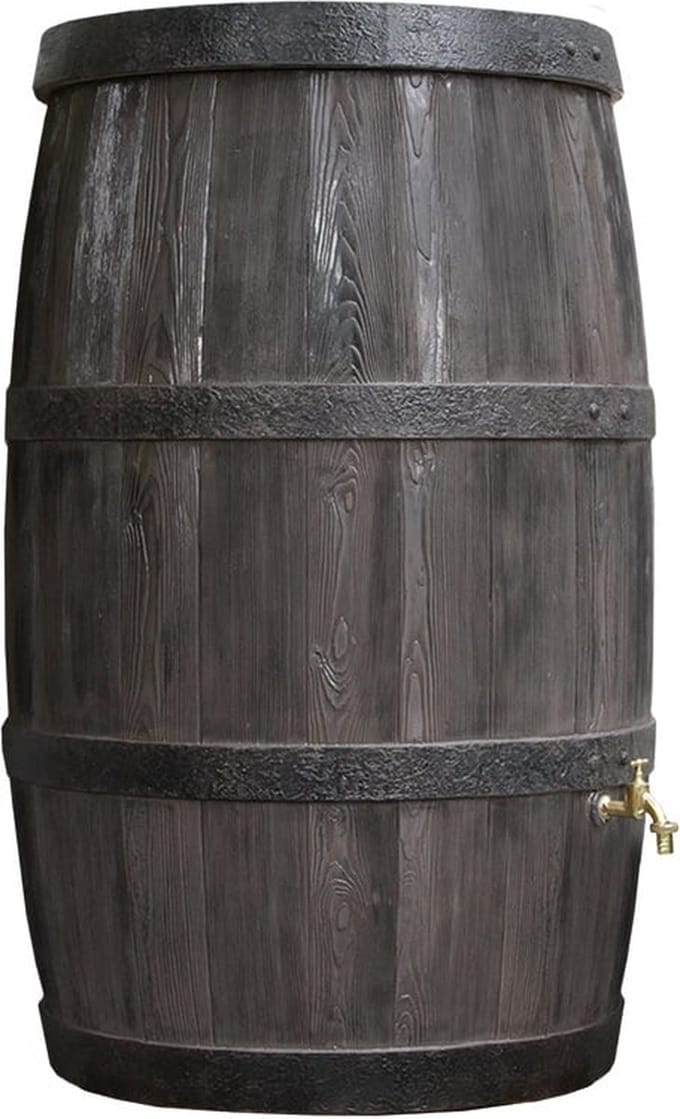 Eiken Regenton 500 liter - Designer - Houtlook