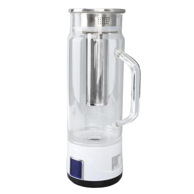 Waterkan met waterstof Rijke waterstofwatergenerator Machine met thee-infuser 1000 ml inhoud L white