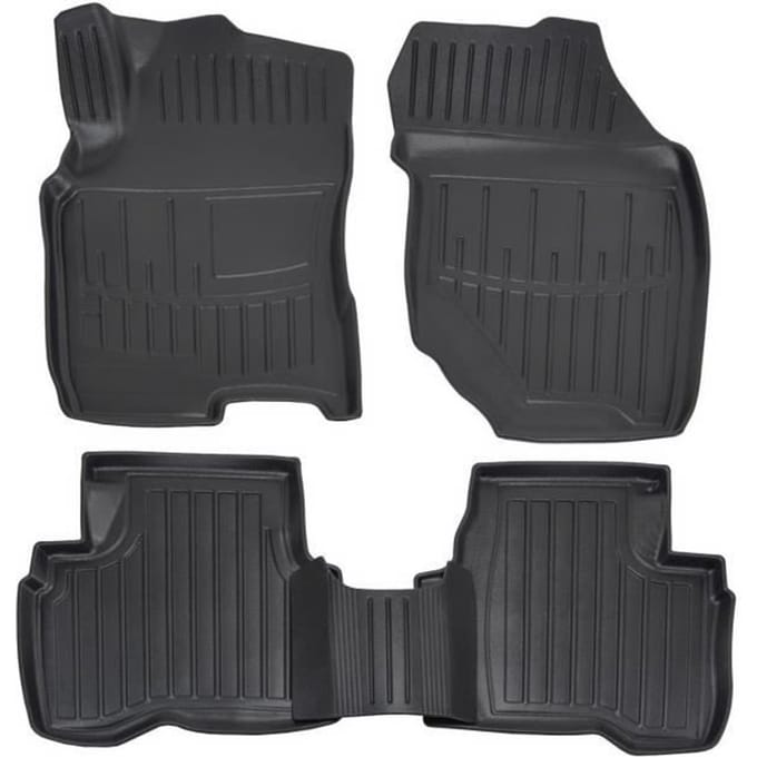Tapis De Sol En Caoutchouc Premium - SCOUTT - Nissan X-Trail (T30) 2001-2007 - Conception 3D - Résistant - Flexible