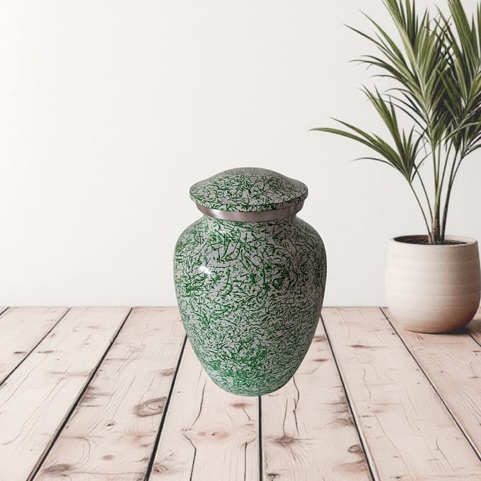 Verdeel Urn - Dieren Urn - Kinder Urn Mint groen (Classic Mint White 14091)