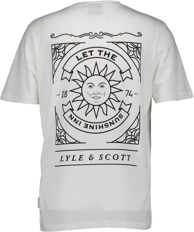 Lyle & Scott - Shirt Wit Lyle&scott Sunshine Inn Graphic T-shirts Wit Ts2307v