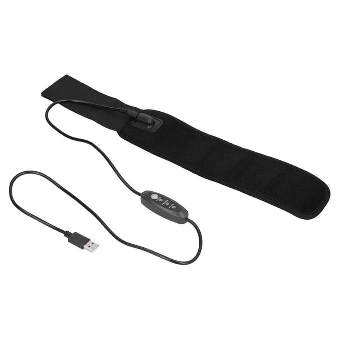 Lenswarmer Elektrische USB Verwarmingsriem 3 Temperatuurniveaus DC 5V 6.5W voor Ontwaseming Ontdooiing black
