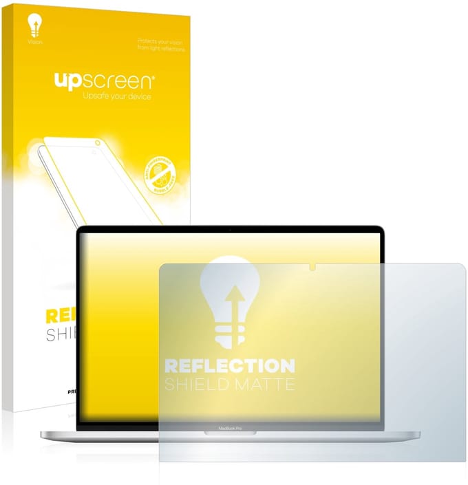 upscreen - Screenprotector voor Apple MacBook Pro 16" 2019 - Folie Beschermfolie anti glare matte