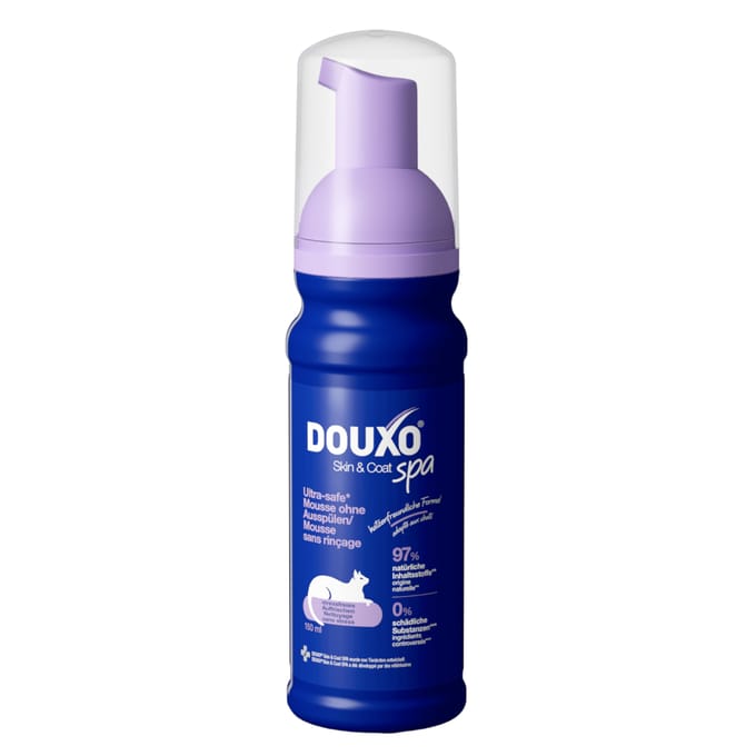 DOUXO Spa Huid & Vacht Droogshampoo voor katten, 150ml hond