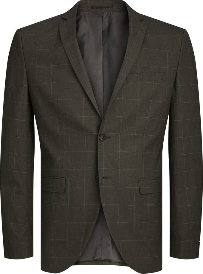 JACK&JONES - JPRSOLARIS CHECK BLAZER SN - Heren - Colberts