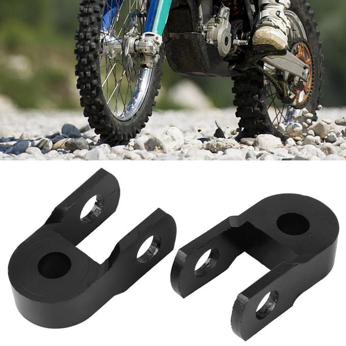 Motorfiets Universele Demping Verdikken Pad Schokdempers Verhoging Chassis Verhoger Apparaat Screwless gray