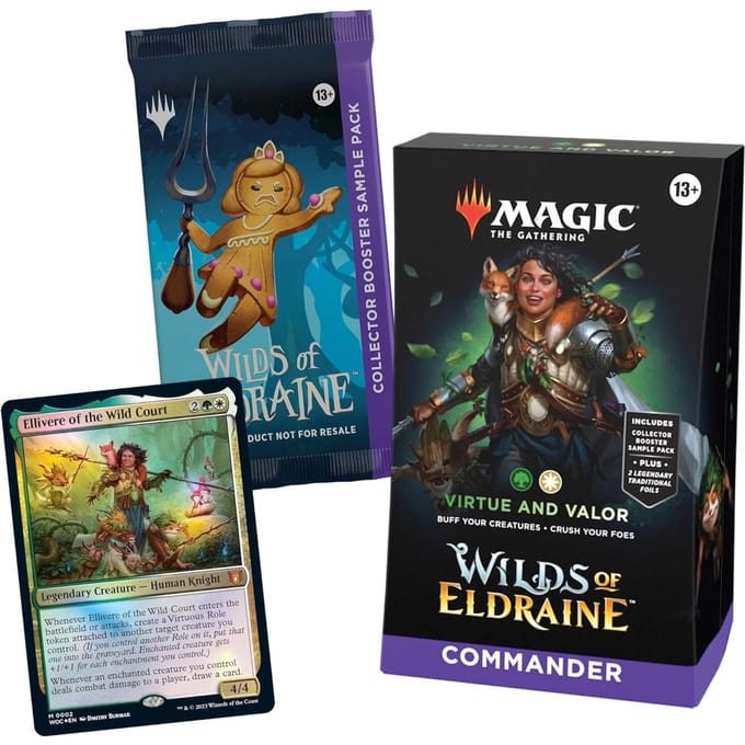 Magic: The Gathering Wilds Of Eldraine Virtue and Valor Commander Deck