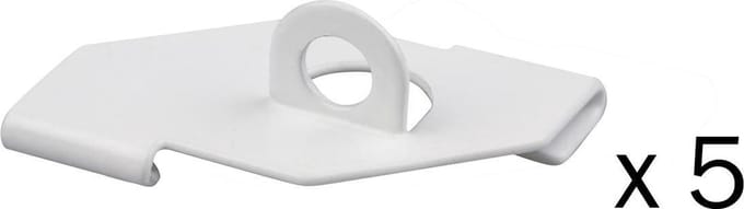 STAS systeemplafond haak wit (set van 5)