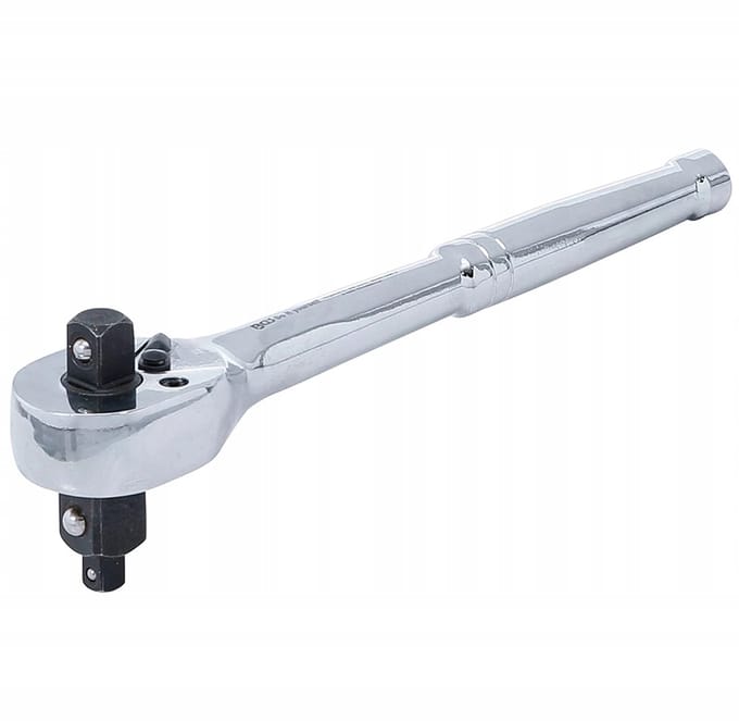 BGS 3-in-1 Ratel Sleutel 1/4", 3/8", 1/2" - 72 Tanden