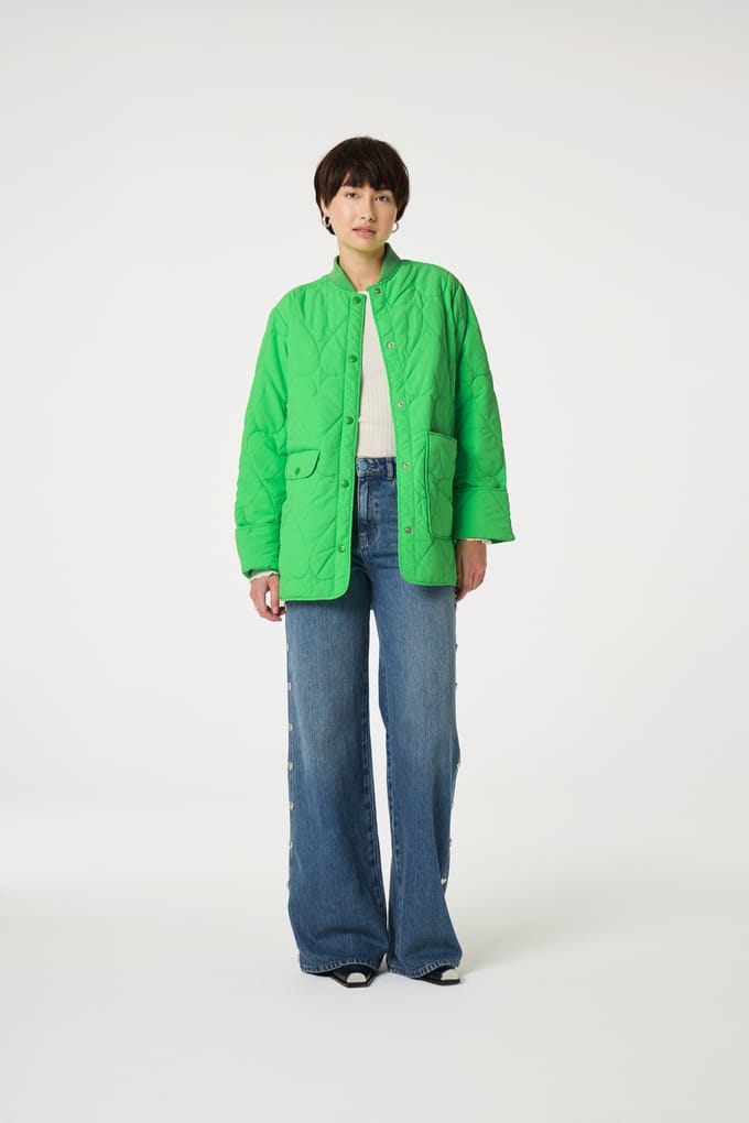 Fabienne Chapot Xander Jacket Green Juice Maat: 38 | Lichte Jassen Outlet | Dames | Groen