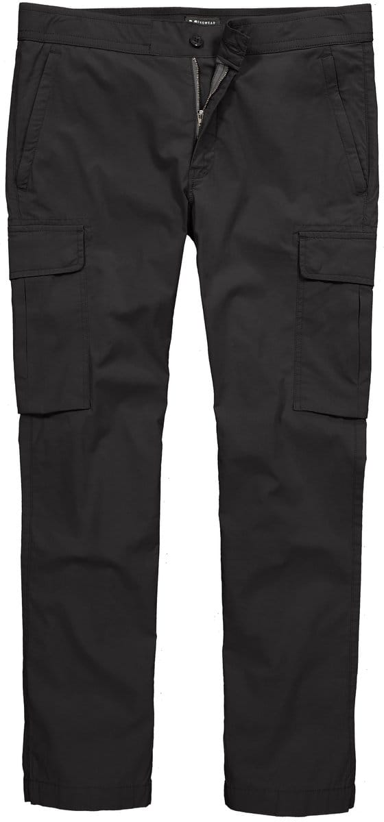 Men Plus - Heren - Cargo broek Buikfit ultralicht Straight Fit - Zwart - Maat 66