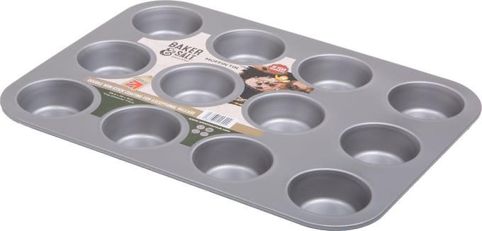 Wham - Baker & Salt Non-Stick Tin for 12 Muffins