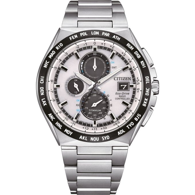 Citizen AT8238-84A Horloge - Titanium - Zilverkleurig - Ø 44 mm