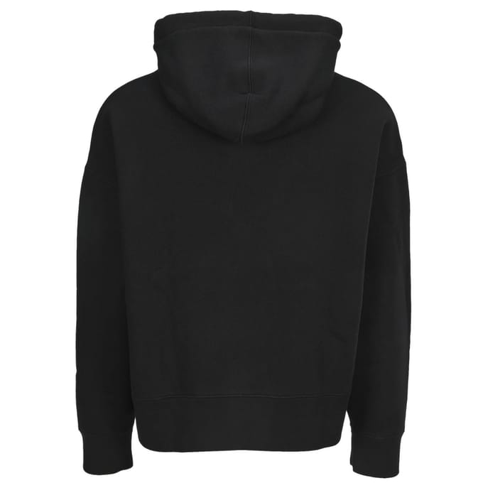 Palm Angels geborduurde sterrenlogo zwarte hoodie